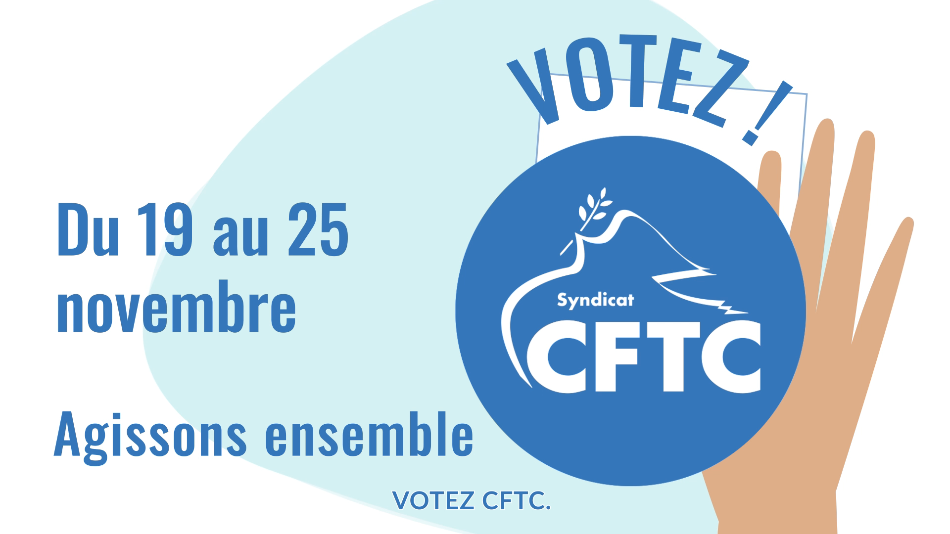 CFTC Élections 2021 Schneider Electric infographie animée