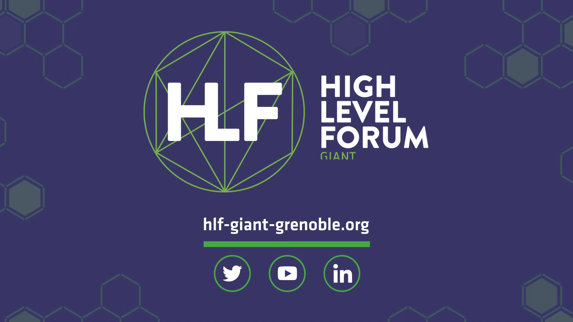 HLF High Level Forum Giant animated infographics