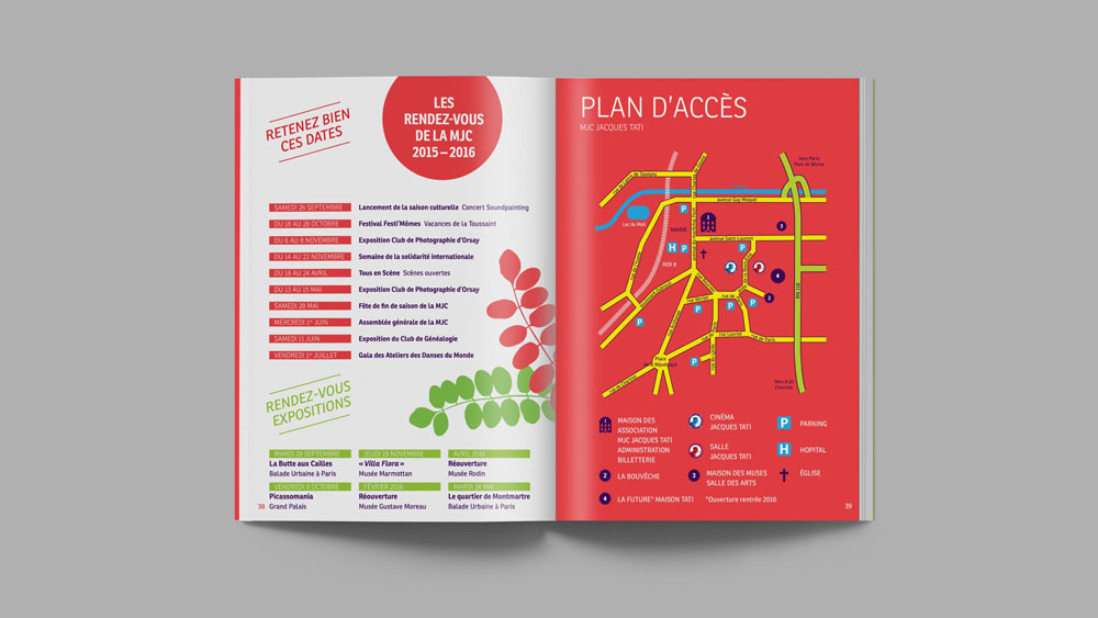 MJC Jacques Tati Identité visuelle