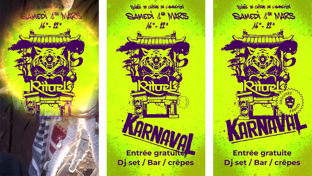 Soir&eacute;e Karnaval, cl&ocirc;ture de l&rsquo;exposition Rituels